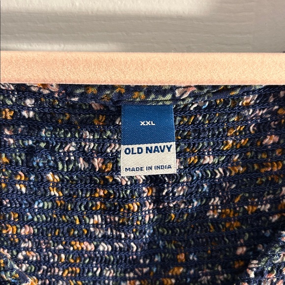 Old Navy XXL Navy Floral Dress - Picture 2 of 6